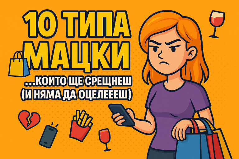 10 типа мацки, които ще срещнеш (и няма да оцелееш)